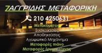Транспортная компания грузоперевозок "Загридис" в Афинах