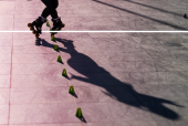 Roller Skates для взрослых в афинском парке Центра культуры Фонда Ставроса Ниархоса