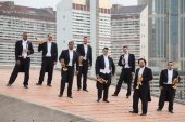 Концерт ансамбля трубачей "Simon Bolivar Trumpet Ensemble" в Центре культуры Фонда Ставроса Ниархоса в Афинах