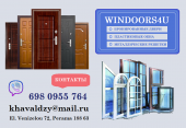 WINDOORS4U - Θωρακισμένες και εσωτερικές πόρτες, κουφώματα αλουμινίου και PVC, σίτες, παντζούρια, κάγκελα - σε καλύτερες τιμές τοποθέτησης στην Αττική