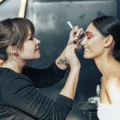 Make up Τζούλια Ποπόβα στην Αθήνα